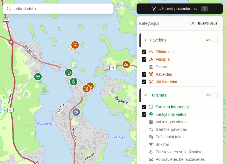 Paleista nauja openmap.lt versija